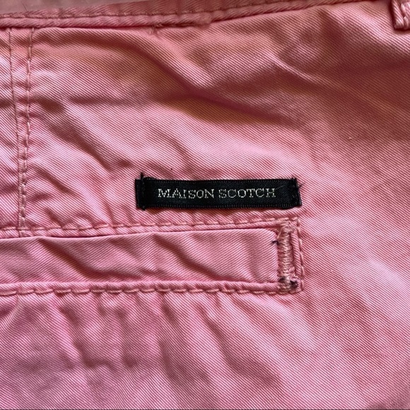 Madison Scotch of Scotch & Soda Pink Low Rise Mini Shorts w/Rope Belt NWT Sz.27 - Picture 10 of 10